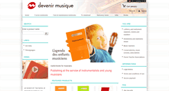 Desktop Screenshot of devenirmusique.com